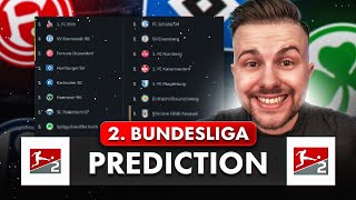 Meine 2 Bundesliga PROGNOSE Saison 20242025 🏆 [upl. by Frodi373]