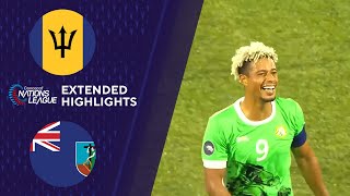 Barbados vs Montserrat  Extended Highlights  CONCACAF Nations League  CBS Sports Golazo [upl. by Oeram757]