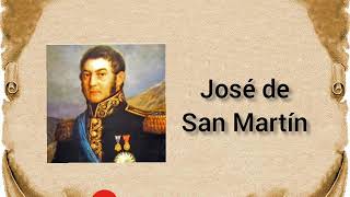 Biografia José de San Martín en 4 minutos Video educativo para niños [upl. by Latsyk119]