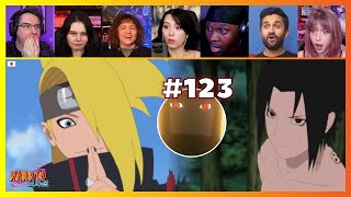 Naruto Shippuden Episode 123  Sasuke vs Deidara I  Reaction Mashup ナルト 疾風伝 [upl. by Karlen]