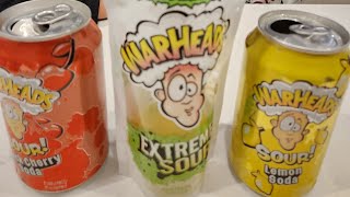 Warheads challenge with Warheads extreme sour pickle and soda sourpicklechallenge Warheads [upl. by Queston]