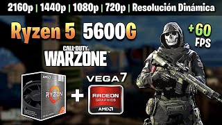 Warzone 3 Test AMD Ryzen 5 5600G 16GB Ram no GPU [upl. by Lowell298]