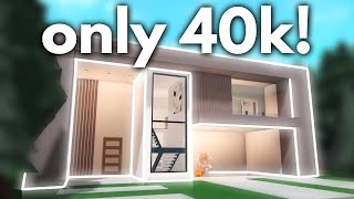 Building a Bloxburg House Using ONLY 40K [upl. by Enna912]