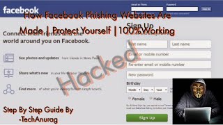 How Facebook Phishing Websites Are Made  Protect Yourself [upl. by Frodine814]