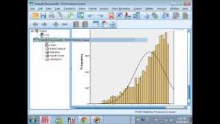 SPSS Histogram with Normal Curve  Easy tutorial by StatisticalGP [upl. by Kirbee]