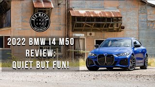 2022 BMW i4 M50 Review Quiet but Fun [upl. by Esoryram]