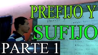 PREFIJOS Y SUFIJOS Parte 1  Wilson Te Enseña [upl. by Carl]