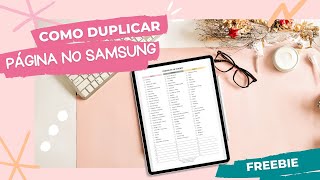 Como duplicar página e inserir arquivo no planner digital [upl. by Nahk635]