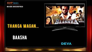 Thanga Magan  Baasha  Deva 🎼 51 SURROUND 🎧 BASS BOOSTED 🎧 SVP Beats [upl. by Tulley]