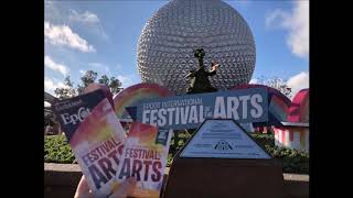 Paint for FREE in Epcot for Festival of the Arts Disney World 🎨 disneyparkssr [upl. by Selima]