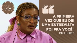 Liniker se emociona no Roda Viva após pergunta de Adriana Couto [upl. by Airetak]