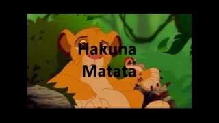 Der König der Löwen  Hakuna Matata Lyrics [upl. by Airtap]