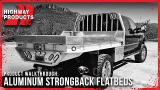 Highway Products  Aluminum Strongback Flatbeds [upl. by Reppiks]