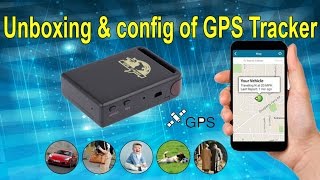 Unboxing amp config of TK102B Car GPS Tracker [upl. by Analaj]