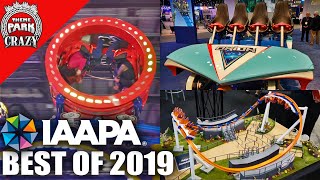 Best NEW Rides of IAAPA 2019 Expo  Highlights [upl. by Ahslek]