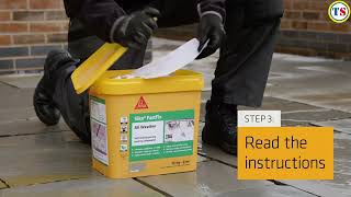 How to apply Sika Fastfix All Weather Jointing Compound  Toolstation [upl. by Akeber544]