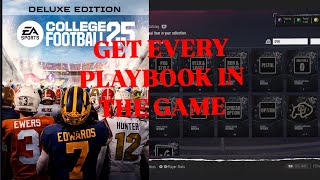 How To Get All The Best Playbooks in COLLEGE FOOTBALL 25 ULTIMATE TEAM [upl. by Ormiston351]