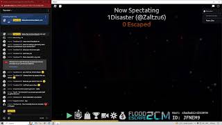 Flood Escape 2 Community Maps Livestream Join up [upl. by Nyrem]