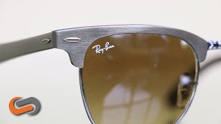 RayBan Aluminum Clubmaster vs Clubmaster Sunglasses  SportRx [upl. by Lynnea]