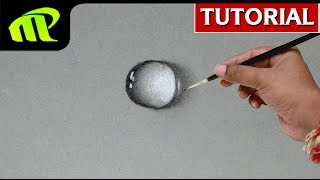 How to Draw Water Drop  5 Simple Steps [upl. by Getraer]