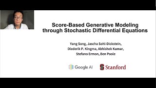 Score Based Generative Modeling through Stochastic Differential Equations Best Paper  ICLR 2021 [upl. by Ycrep164]