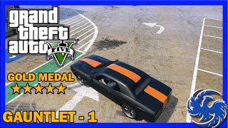 GTA 5  Gauntlet 1 Pillbox Hill  Mission 66 100 Gold Medal Walkthrough ★★★★★ [upl. by Pooi]