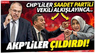 CHPliler Saadet Partili Vekili Alkışladı AKPliler Çıldırdı Necmettin Çalışkan Meclisi Salladı [upl. by Roht]