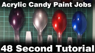 48 Second Tutorial on Acrylic Candy Paint Jobs [upl. by Roze]