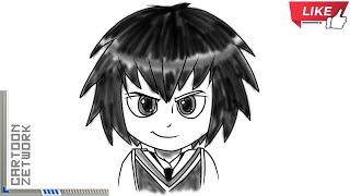 CZ How To Draw Peni Parker  Across the Spiderverse  Drawing Steps C Z [upl. by Garfield468]