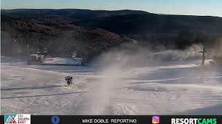 Snowshoe Mountain Making Snow November 19 2023 [upl. by Anniken]