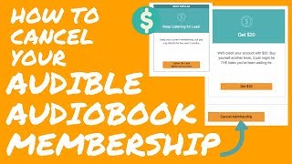 How to cancel your audible audiobook membership [upl. by Dennett]