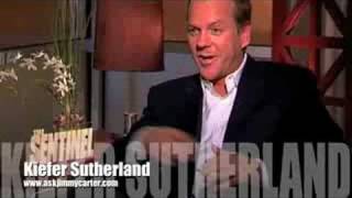 Kiefer Sutherland Interview with Jimmy Carter [upl. by Ahsined]