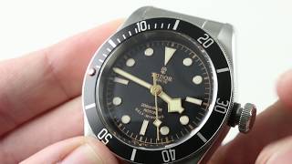 Tudor Heritage Black Bay Black quotBlack Rosequot 79220N Luxury Watch Review [upl. by Lucius409]