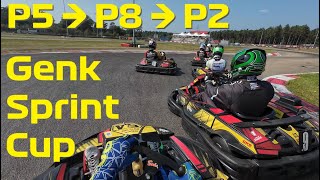 Battling for Podium  Karting Genk Sprint Cup  PreFinal [upl. by Gerick]