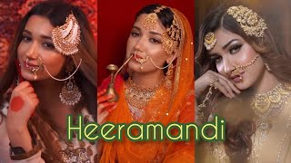 HeeramandiShalini Suryavanshi Ka New Look Shalini SuryavanshiShadab Khan  Sadaf Bollywood Style [upl. by Hound]