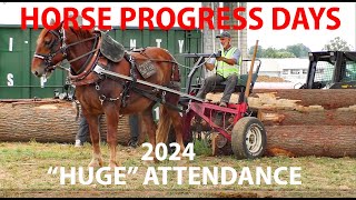 HUGE ATTENDANCEHORSE PROGRESS DAYS in Lancaster Countys AMISH LAND [upl. by Senaj]