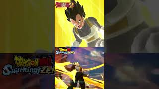 Vegeta Transformation Comparison  Raging Blast 2 vs Sparking Zero [upl. by Otreblig]