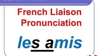 French Lesson 135  Liaison in French  Pronunciation  How to pronounce French liaisons [upl. by Tori]