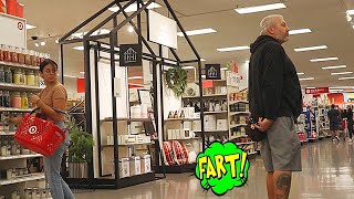 Funny Wet Fart Prank At Target  Last Minute Shoppers [upl. by Airamana]