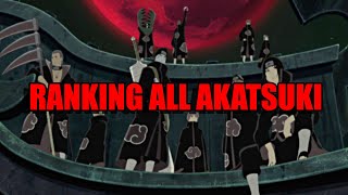 Every Akatsuki Member From Weakest To Strongest [upl. by Grevera]