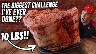 Extreme 160oz Prime Rib Steak Challenge [upl. by Arondell593]