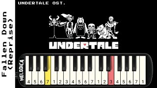 UNDERTALE OST  Fallen Down Reprise Melodica Tutorial [upl. by Yttak]