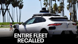 Waymo recalls entire fleet of 600 selfdriving vehicles [upl. by Sutsuj981]