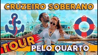 TOUR PELA CABINE DO CRUZEIRO  NAVIO SOBERANO PULLMANTUR  CVC 2019 [upl. by Tommie]