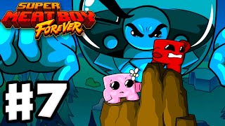 Super Meat Boy Forever  Gameplay Walkthrough Part 7  The Clinic Dark World [upl. by Lodovico]