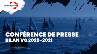 Conférence de presse  Bilan Vendée Globe 20202021 FR [upl. by Ahtivak83]