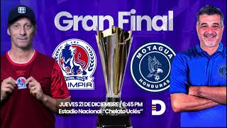 MOTAGUA VS OLIMPIA EN VIVO POR GRANEGA 🔴 HONDURAS LIGA NACIONAL  APERTURA  PLAYOFFS  FINAL [upl. by Enavi891]