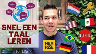 ★ Snel een taal leren in 2020 ► Handige tips hoe jij een taal makkelijk kan leren in drie maanden [upl. by Yngad]