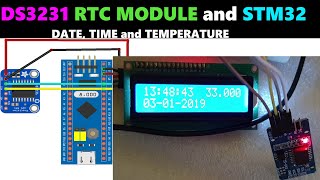 DS3231 RTC Module and STM32  cubeide  I2CLCD [upl. by Fishbein]