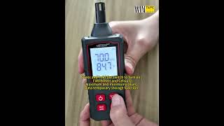 Electronic hygrometer measuringtape outdoors goodthing greattools measuringtool smartphone [upl. by Andre]